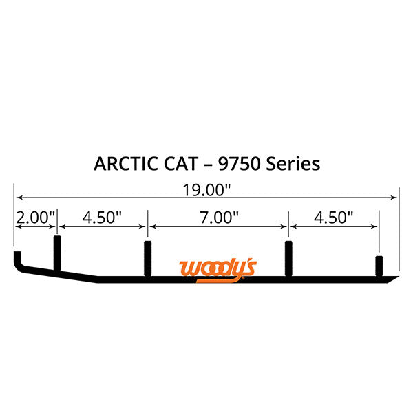 WOODY'S FLAT-TOP EXECUTIVE 8" CARBIDE TRAIL RUNNER (WAT-9750)