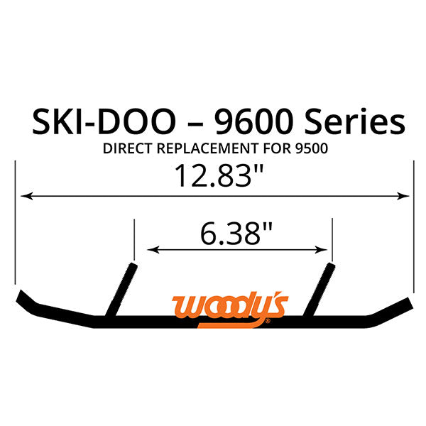 WOODY'S FLAT-TOP EXECUTIVE 8" CARBIDE TRAIL RUNNER (WSD-9600)