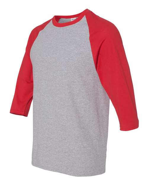 Gildan Heavy Cotton™ Raglan Three-Quarter Sleeve T-Shirt - 5700