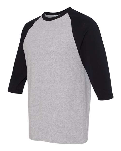 Gildan Heavy Cotton™ Raglan Three-Quarter Sleeve T-Shirt - 5700