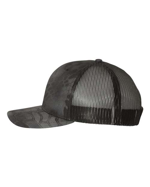 Richardson Patterned Snapback Trucker Cap - 112P