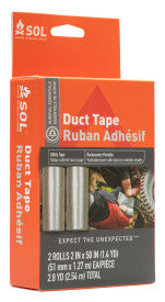 SOL Duct Tape, 2 x 50" Rolls