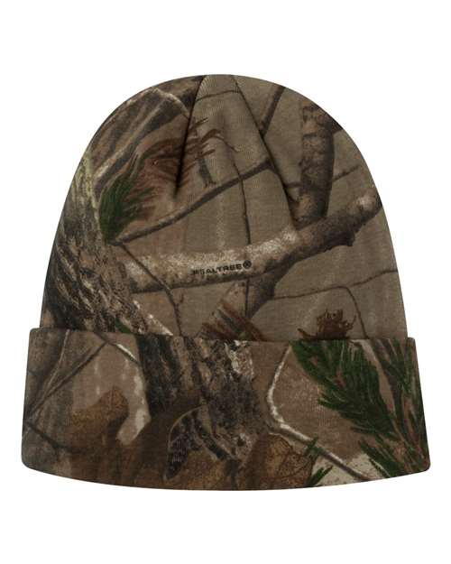 Kati 12" Camo Knit Beanie - LCB12