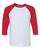 BELLA + CANVAS Unisex Three-Quarter Sleeve Baseball Tee - 3200