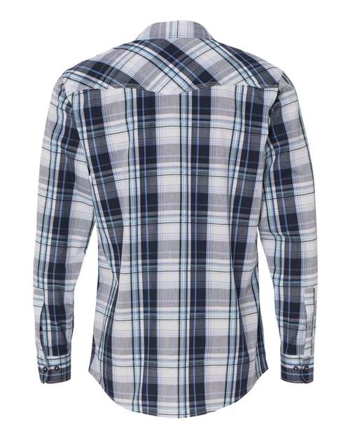 Burnside Long Sleeve Plaid Shirt - B8202