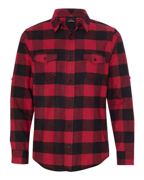 Burnside Yarn-Dyed Long Sleeve Flannel Shirt - 8210