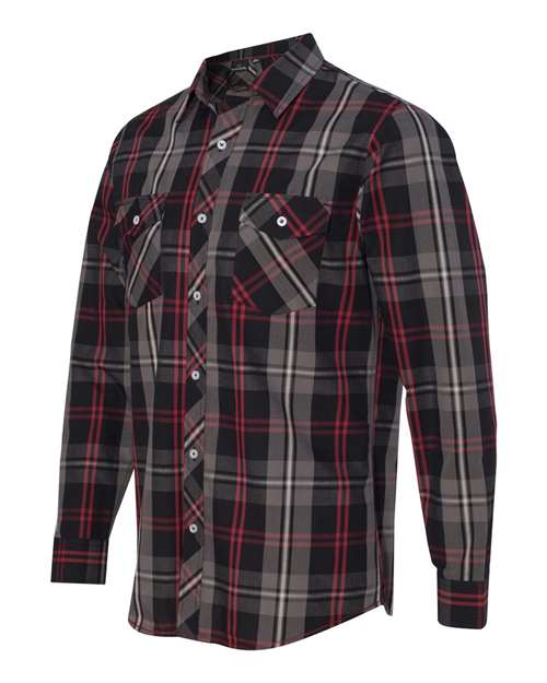 Burnside Long Sleeve Plaid Shirt - B8202