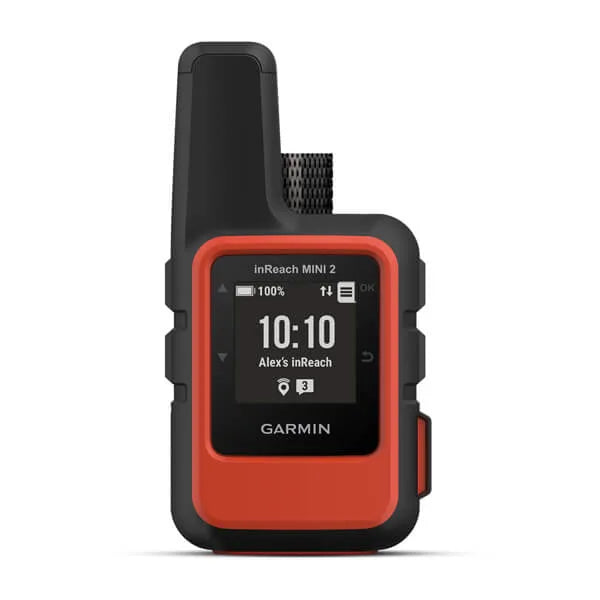 Garmin inReach Mini 2, Flame Red Model #: GAR-010-02602-00