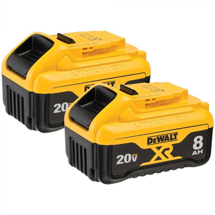 DeWalt 20V MAX XR 8.0 Ah Battery - 2 Pack Model