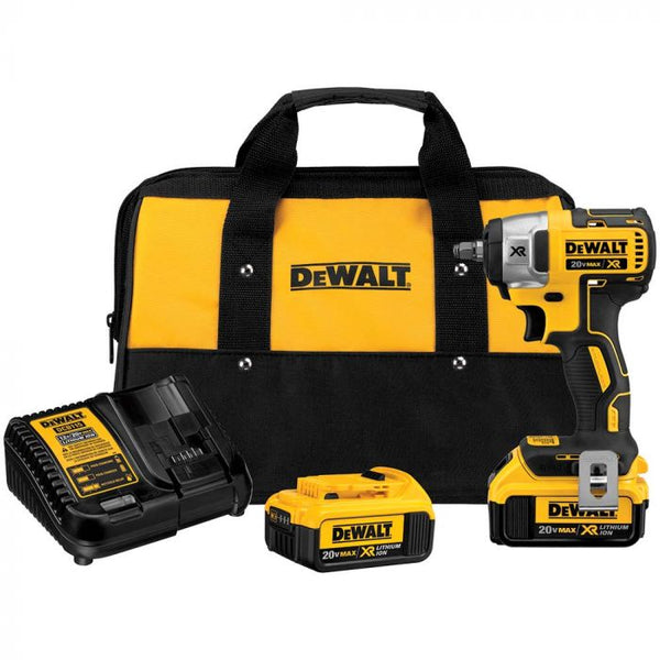 DeWalt 20V MAX XR 3/8" Compact Impact Wrench Kit with Batteries and Charger Model#: DCF890M2