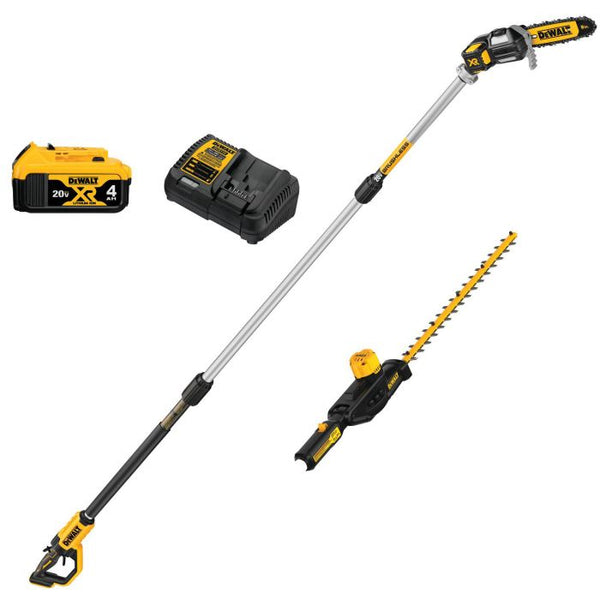 DeWalt 20V MAX Pole Saw / Hedge Trimmer Head Combo Kit Model#: DCKO86M1