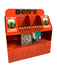 Ben's 30 Tick and Insect Repellent 170g 200pc Half Pallet Display