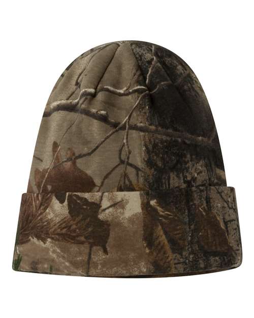 Kati 12" Camo Knit Beanie - LCB12