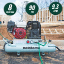 Metabo HPT 8 Gallon 5.5HP Gas Powered Wheelbarrow Air Compressor Model