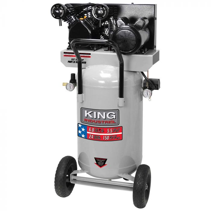 King Canada 5.5HP 24 Gallon Air Compressor Model