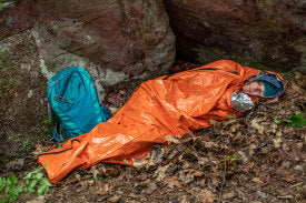 SOL Emergency Bivvy w/ Rescue Whistle - Orange