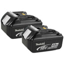 Makita 18V 4.0 Ah Batteries - 2 Pack Model
