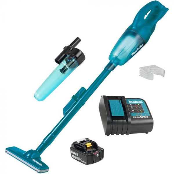 Makita 18V LXT Vacuum Cleaner Kit with Cyclone Attachment and Wall Mount Model#: DCL180SFX2