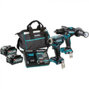 Makita 40V MAX XGT Li-Ion (4.0 Ah) 2 Tool Hammer Drill & 1/4" Impact Driver Combo Kit Model