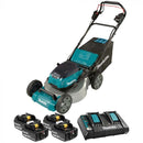 Makita 36V (18Vx2) 21" Cordless Self-Propelled Lawn Mower Kit with 4x 5Ah Batteries Model
