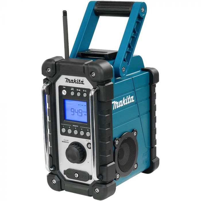 Makita 18V LXT / 12V MAX CXT Lithium Ion Cordless or Electric Job Site Charger / Radio with Bluetooth (Tool Only) Model