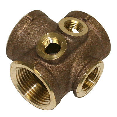 Merrill 1" Compact Brass Tank Tee 1/2" Drain 2.5" Long Item