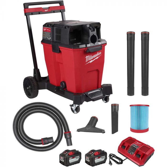 Milwaukee M18 FUEL 12 Gallon Dual-Battery Wet/Dry Vacuum Kit Model