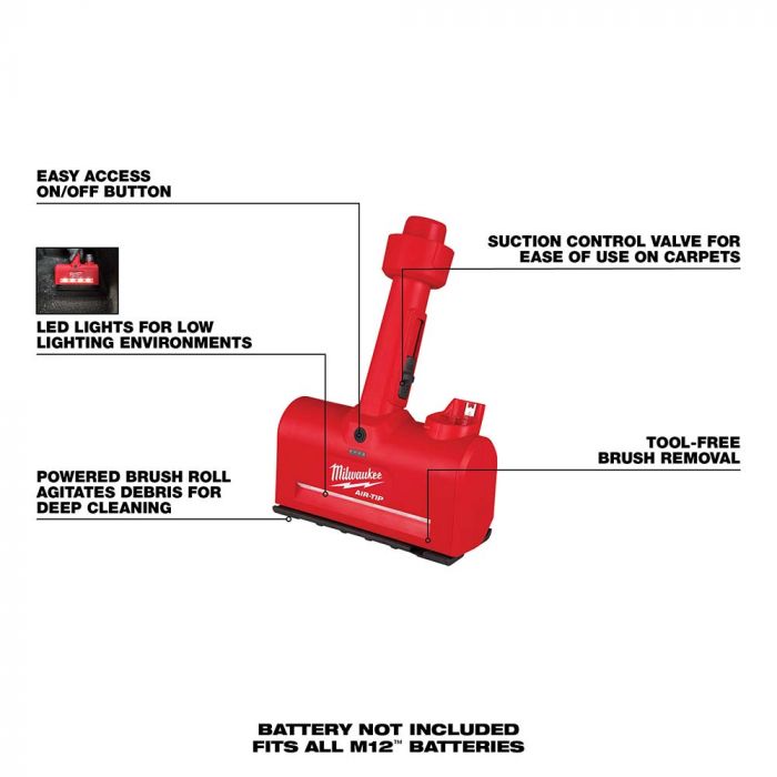 Milwaukee M12 AIR-TIP Utility Nozzle Model