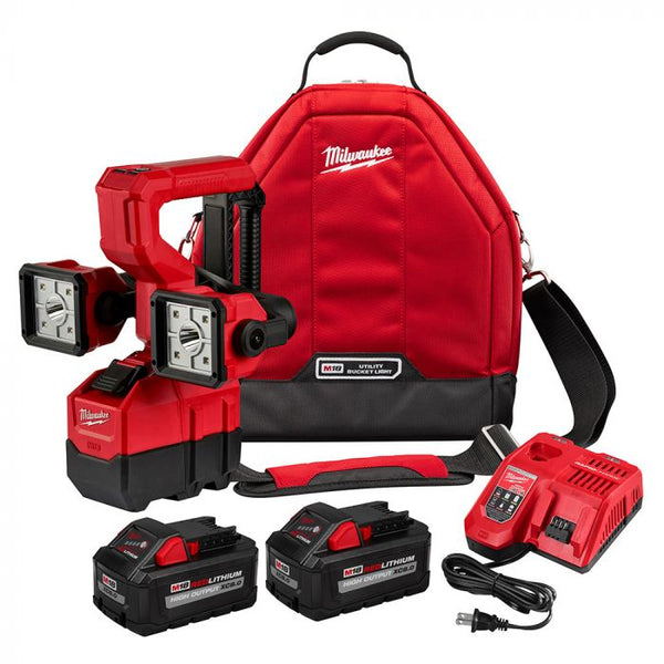 Milwaukee M18 18 Volt Lithium-Ion Cordless Utility Bucket Light 2 Battery Kit Model#: 2122-22HD