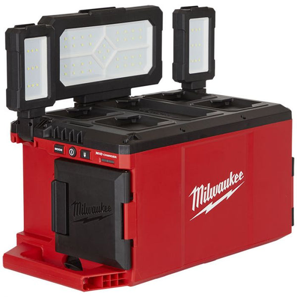 Milwaukee M18 18 Volt Lithium-Ion Cordless PACKOUT Light/Charger - Tool Only Model#: 2357-20