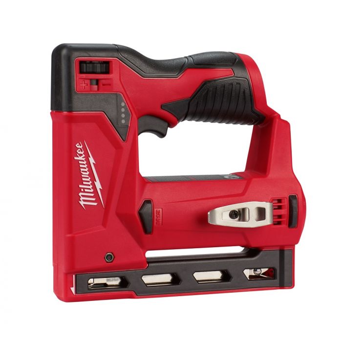 Milwaukee M12 12 Volt Lithium-Ion Cordless 3/8 in. Crown Stapler - Tool Only Model