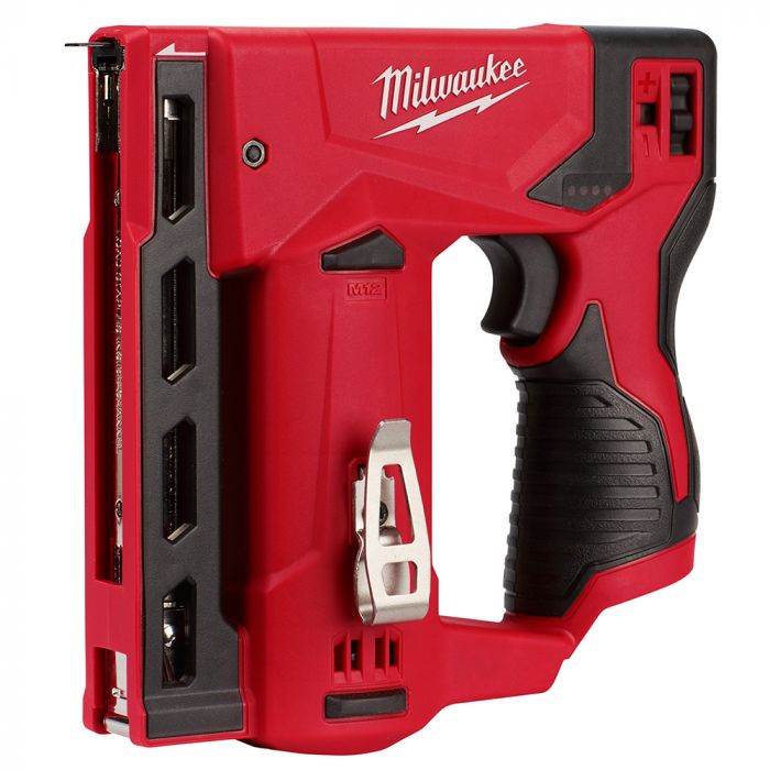 Milwaukee M12 12 Volt Lithium-Ion Cordless 3/8 in. Crown Stapler - Tool Only Model