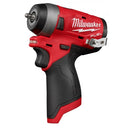 Milwaukee M12 FUEL 12 Volt Lithium-Ion Brushless Cordless Stubby 1/4 in. Impact Wrench - Tool Only Model