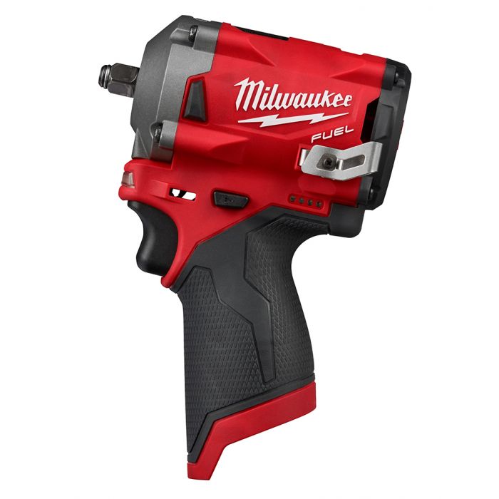 Milwaukee M12 FUEL 12 Volt Lithium-Ion Brushless Cordless Stubby 3/8 in. Impact Wrench - Tool Only Model