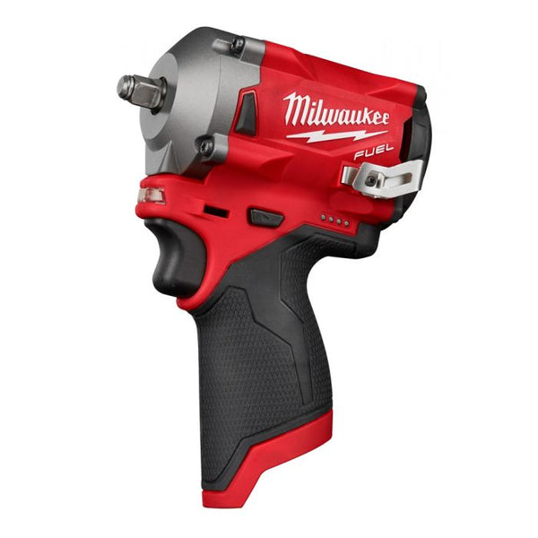 Milwaukee M12 FUEL 12 Volt Lithium-Ion Brushless Cordless Stubby 3/8 in. Impact Wrench - Tool Only Model#: 2554-20