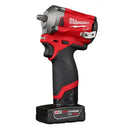 Milwaukee M12 FUEL 12 Volt Lithium-Ion Brushless Cordless Stubby 3/8 in. Impact Wrench Kit Model