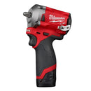 Milwaukee M12 FUEL 12 Volt Lithium-Ion Brushless Cordless Stubby 3/8 in. Impact Wrench Kit Model