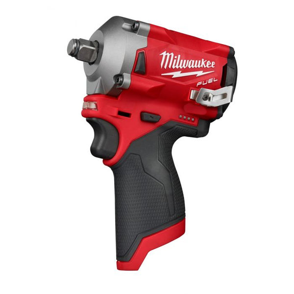 Milwaukee M12 FUEL 12 Volt Lithium-Ion Brushless Cordless Stubby 1/2 in. Impact Wrench - Tool Only Model#: 2555-20