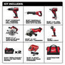 Milwaukee M18 18 Volt Lithium-Ion Cordless 6-Tool Combo Kit Model
