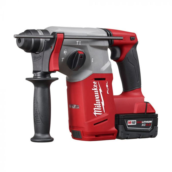 Milwaukee M18 FUEL 18 Volt Lithium-Ion Brushless Cordless 1-1/8 in. SDS PLUS Rotary Hammer Kit Model#: 2715-22