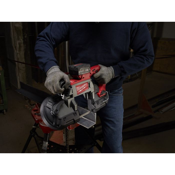 Milwaukee M18 FUEL 18 Volt Lithium-Ion Brushless Cordless Deep Cut Band Saw - Two Battery Kit Model