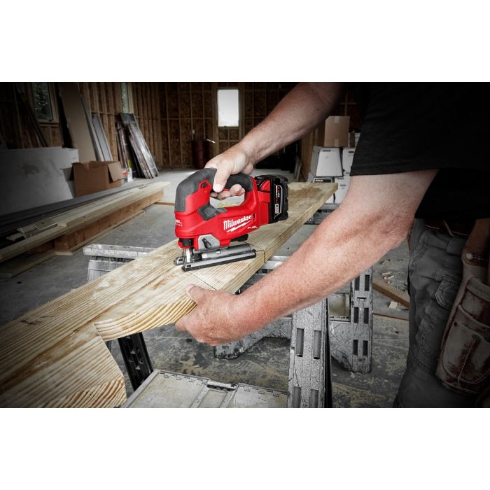 Milwaukee M18 FUEL 18 Volt Lithium-Ion Brushless Cordless D-handle Jig Saw - Tool Only Model
