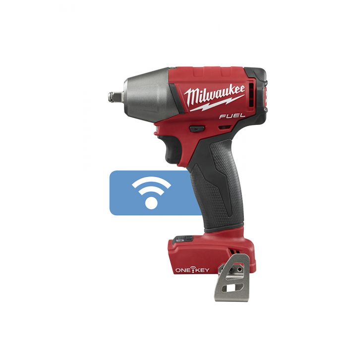 Milwaukee M18 FUEL 18 Volt Lithium-Ion Brushless Cordless 3/8 in. Compact Impact Wrench with Friction Ring with ONE-KEY - Tool Model