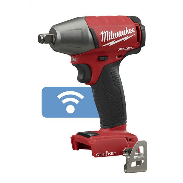 Milwaukee M18 FUEL 18 Volt Lithium-Ion Brushless Cordless 1/2 in. Compact Impact Wrench with Friction Ring with ONE-KEY - Tool Model#: 2759B-20