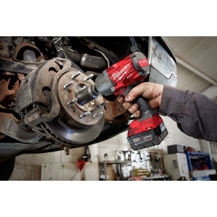 Milwaukee M18 FUEL 18 Volt Lithium-Ion Brushless Cordless 1/2 in. High Torque Impact Wrench with Friction Ring Kit Model