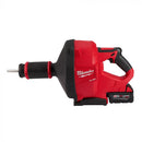 Milwaukee M18 FUEL 18 Volt Lithium-Ion Brushless Cordless Drain Snake with Cable-Drive Kit-B Model