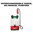 Milwaukee M18 18 Volt Lithium-Ion Cordless SWITCH TANK 4 Gallon Backpack Sprayer - Tool Only Model