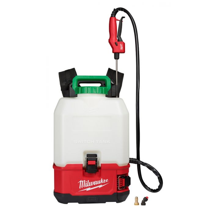 Milwaukee M18 18 Volt Lithium-Ion Cordless SWITCH TANK 4 Gallon Backpack Sprayer - Tool Only Model