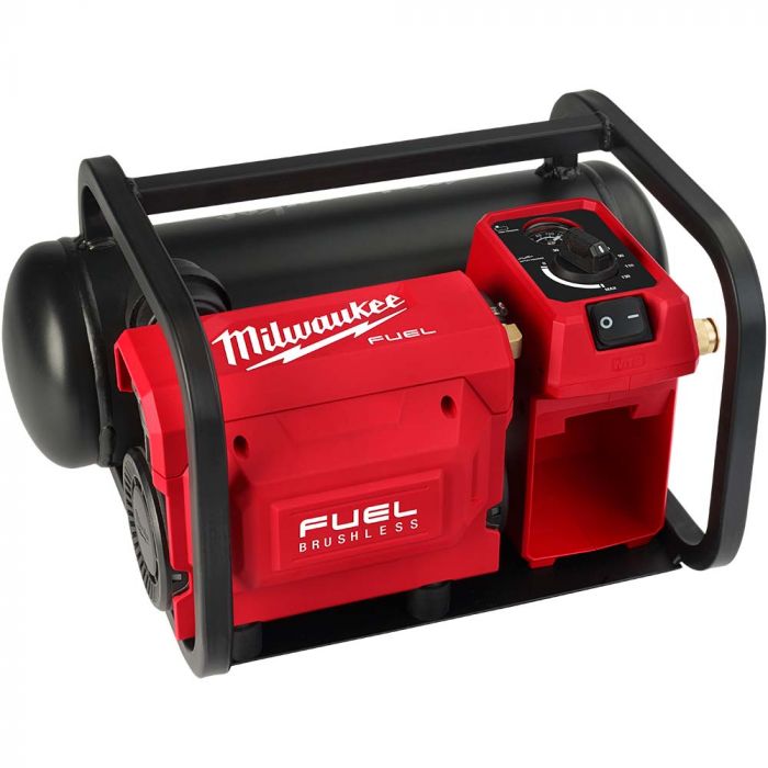 Milwaukee M18 FUEL 18 Volt Lithium-Ion Brushless Cordless 2 Gallon Compact Quiet Compressor - Tool Only Model