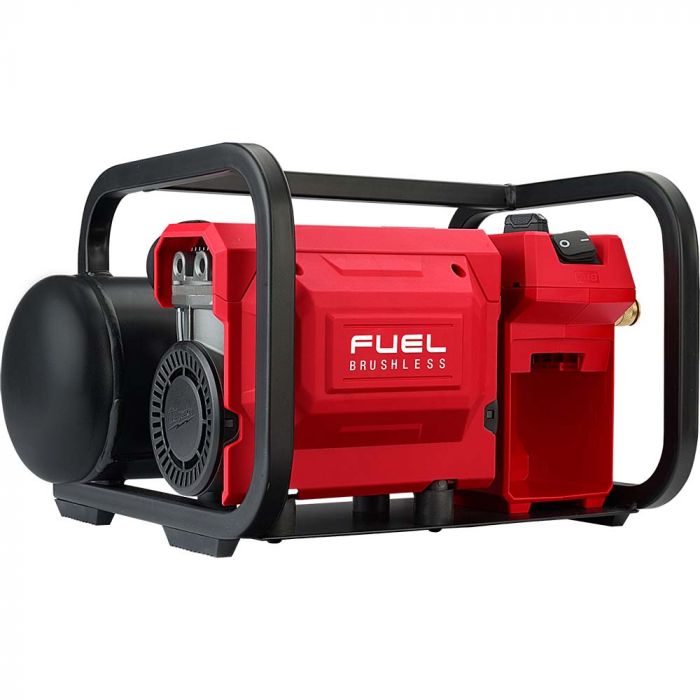 Milwaukee M18 FUEL 18 Volt Lithium-Ion Brushless Cordless 2 Gallon Compact Quiet Compressor - Tool Only Model